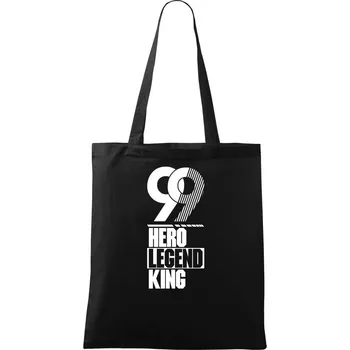Hero, Legend, King x Queen 1999 - Taška bavlněná - 42 x 38 cm ( Černá )