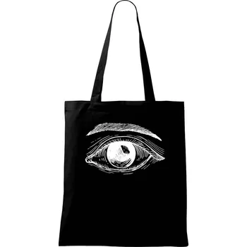 Oko do duše - Taška bavlněná - 42 x 38 cm ( Černá )