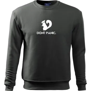 Dont panic - Mikina Essential dětská - 146 cm/10 let ( Tmavá břidlice (šedá se zeleným nádechem) )