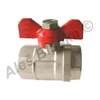 Vodovodní kohout Kulový kohout (ventil) s motýlem FF plnoprůtokový voda - 1/4" 2170 AKCE