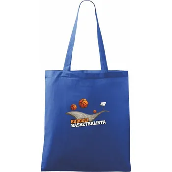 Nákupní taška Budoucí basketbalista - Taška bavlněná - 42 x 38 cm ( Královská modrá )