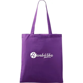 Hanbářka okrasné - Taška bavlněná - 42 x 38 cm ( Fialová )