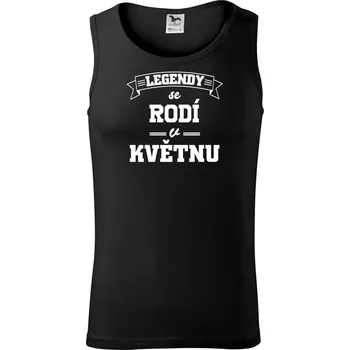 Pánské termoprádlo Legendy se rodí v květnu - Tílko pánské Core - S ( Černá )