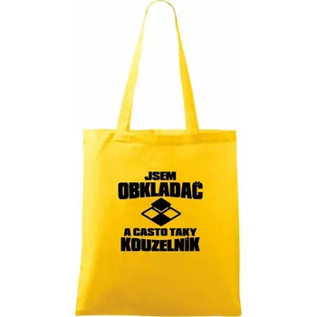 Obkladač kouzelník - Taška bavlněná - 42 x 38 cm ( Žlutá )