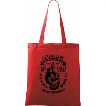 Fighting Club - Taška bavlněná - 42 x 38 cm ( Červená )