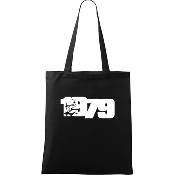 Nákupní taška Husákovo dítě - 1979 - Taška bavlněná - 42 x 38 cm ( Černá )