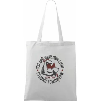 Own limit - Taška bavlněná - 42 x 38 cm ( Bílá )