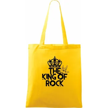 King of rock - Taška bavlněná - 42 x 38 cm ( Žlutá )