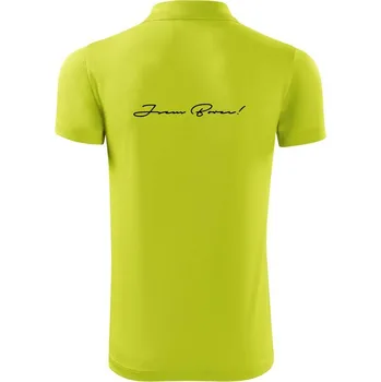 Pánská košile Řekni to - Jsem Borec - Polokošile Victory sportovní (dresovina) - L ( Limetková )