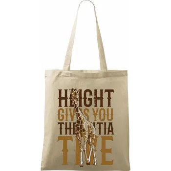 Nákupní taška Giraffe initiative - Taška bavlněná - 42 x 38 cm ( Naturální )