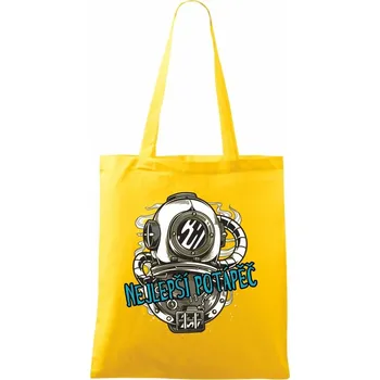Nejlepší potápěč - Taška bavlněná - 42 x 38 cm ( Žlutá )