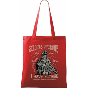 Soldiers Of Fortune - Taška bavlněná - 42 x 38 cm ( Červená )