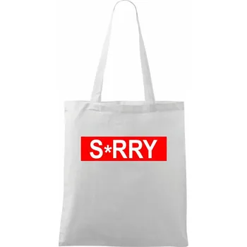 Nákupní taška S*RRY - Taška bavlněná - 42 x 38 cm ( Bílá )
