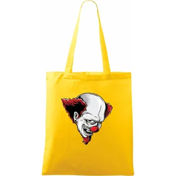 Šílený klaun - Taška bavlněná - 42 x 38 cm ( Žlutá )