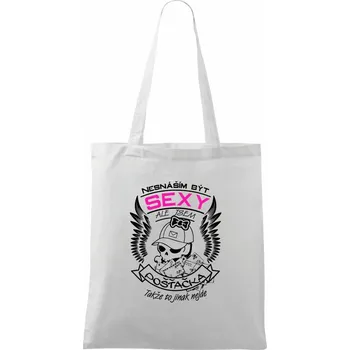 Nesnáším být sexy - pošťák, pošťačka - Taška bavlněná - 42 x 38 cm ( Bílá )