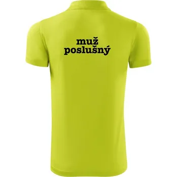 Pánská košile Muž poslušný - Polokošile Victory sportovní (dresovina) - 3XL ( Limetková )