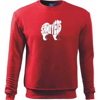 Chlapecké tričko Samojed - Mikina Essential dětská - 146 cm/10 let ( Červená )