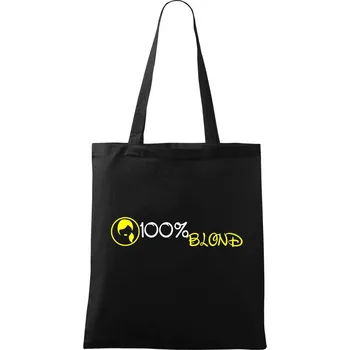 Blond - Taška bavlněná - 42 x 38 cm ( Černá )