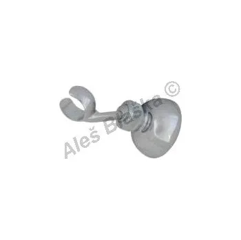 Sprchový držák Kloubový kovový sprchový držák pro sprchovou hadici (držák sprchy) - chrom 384