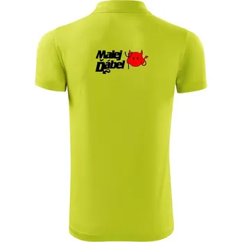 Pánská košile Malej dábel - Polokošile Victory sportovní (dresovina) - M ( Limetková )