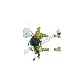 rozdělovač topení TIEMME - Itálie | Směšovací jednotka pro podlahové vytápění pro vysokoteplotní zdroj tepla - 1" TM3899G4BY