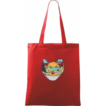 Relax v síti - Taška bavlněná - 42 x 38 cm ( Červená )