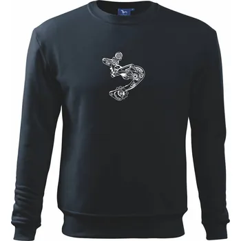 Pánská mikina Cyclo přehazovačka - Mikina Essential pánská - 3XL ( Námořní modrá (velmi tmavá - téměř černá) )