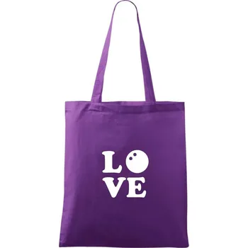 Squash love - Taška bavlněná - 42 x 38 cm ( Fialová )