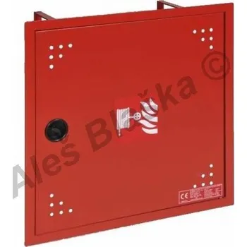 Hydrantová skříň ALBECO - ČR | Domovní požární hydrant pro zazdění s hadicí DN25 délky 20m plný (hydrantová skříň) hydrantový systém - červený HSV DN25/20m