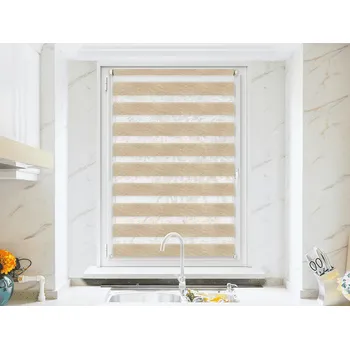 Roleta FEXI Zatemňovací Roleta Den a noc, Nature písek, A 022 v POLO kazetě, 150x30 cm