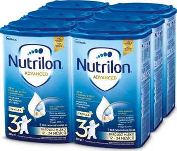kojenecká výživa Nutricia Nutrilon 3 vanilka