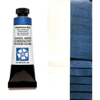 Výtvarná barva Akvarelová barva Daniel Smith Luminescent, 15ml - modrá Barva: 1 - Interference Blue