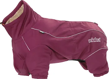 Obleček pro psa Rukka Thermal Overall Short Legs vínový