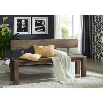 GREY WOOD Lavice 160x35 cm, masivní indický palisandr