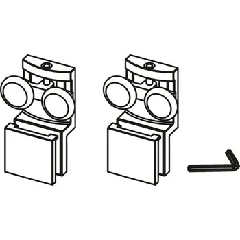 Kolečka pro posuvné dveře Basano