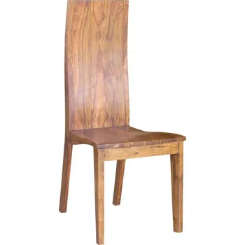 DAKOTA Stolička dřevěná - plné opěradlo, palisandr