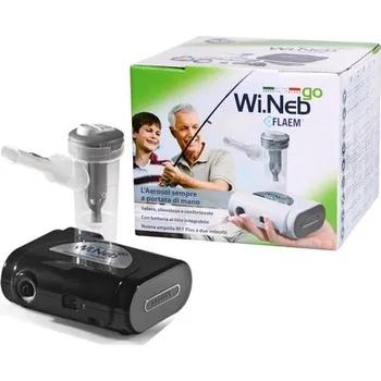 Inhalátor Inhalátor bateriový, pneumaticko-tlakový, certifikovaný FLAEM WI.NEB GO