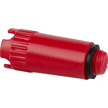 Instaláterská zátka 1/2" červená