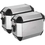 ALA36APACK2 pravý + levý kufr GIVI Trekker ALASKA celohliníkový stříbrný (boční), objem 2x36 ltr.