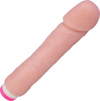 Vibrátor LOLO velký měkký realistický vibrátor přírodní