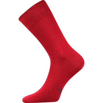 Pánské ponožky Společenské Ponožky Lonka Decolor vínová Velikost: 39-42