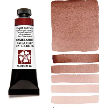 Výtvarná barva Akvarelová barva Daniel Smith Extra Fine, 15ml - světle hnědá Barva: 137 - English Red Earth