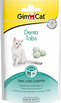 Pamlsek pro kočku GimCat Denta Tabs 40 g