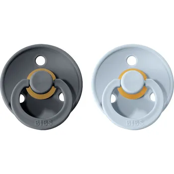 dudlíky Bibs Colour dudlík z přírodního kaučuku 2 ks 18+ m