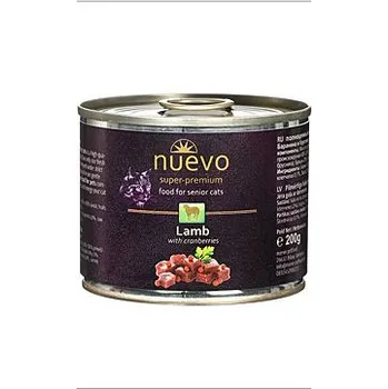Krmivo pro kočku Nuevo kočka Senior Jehněčí s brusinkami konz. 200g