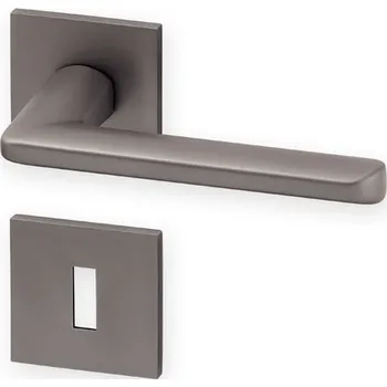 Dveřní kování AC-T Dveřní kování BARRA EXCLUSIVE R HR titan KK Provedení: pro klíč - BB, Povrchová úprava: titan