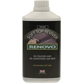 Čistič plastových dílů RENOVO SOFT TOP HOOD REVIVER barva na střechy HNĚDÁ