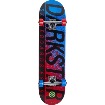 Skateboard darkstar Skateboard wordmark complete red/blue