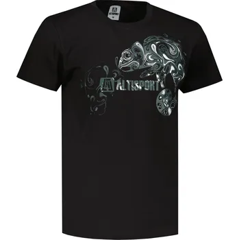 Pánské tričko Pánské triko ALTISPORT CARRYOVER ALM136129 ČERNOBÍLÁ M