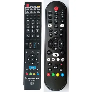 Dálkový ovladač ORANGE UHD88, WHD80, SHD85 + ovládání TV (mini TV) - dálkový ovladač duplikát